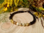 Bransoletka męska z kamieni naturalnych