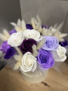 Flower box kwiaty mydlane 