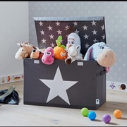 Pudełko na zabawki kolor  szary 