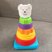 Układanka piramida miś piramidka Mochtoys zabawka do układania