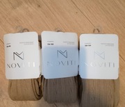 Rajstopy ażurowe beżowe - rozmiary 104-134