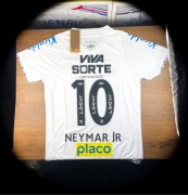 (L) NEYMAR JR 10 x FC SANTOS 2026/2027 NOWA BIAŁA DOMOWA PIŁKARSKA KOSZULKA