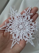 Gwiazdki na choinkę, ozdoba na choinkę, na szydełku, rękodzieło na święta 