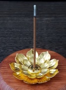 Złota Podstawka na Kadzidełka LOTOS – 3D Zen Decor + Torebka
