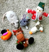 Zestaw zabawek maskotek pluszaków Mikołaj