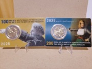 Zestaw 2 euro Grecja 2025: Mikis Theodorakis i Bouboulina CC wysyłka gratis