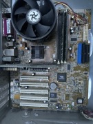 Płyta główna Socket A (462) VIA A7V8X-X + chłodzenie CPU | Retro |