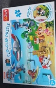 Puzzle flip-flap z okienkiem psi patrol