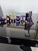 Miniaturowe figurki z porcelany Limoges