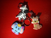 BRELOKI DO KLUCZY - dziecięce - 3 sztuki