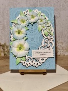 kartka ślubna,na imieniny urodziny rocznice personalizowana ręcznie robiona