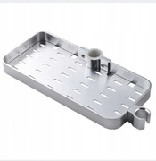 Półka prysznicowa na drążek bez wiercenia srebrny