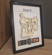 Ramka 3D DUST 2 Counter Strike 2 IDEALNY PREZENT