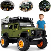 AUTO POJAZD SAMOCHÓD TERENOWY EFEKTY ŚWIETLNE LED DŹWIĘKOWY NAPĘD METALOWY