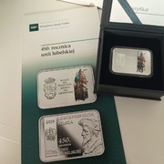 450 r Uni Lubelskiej 20 zł 2019 srebro folder