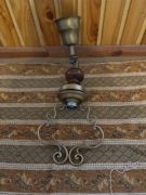 lampa wisząca mosiężana