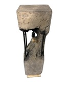 Lampa retro ogrodowa betonowa stojąca loftowa