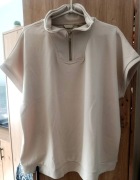 bluza z kołnierzem na suwak bez rękawów rozmiar L 