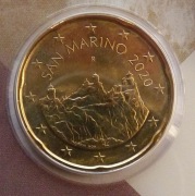 SAN MARINO  2020 20 CENTÓW UNC !!!!!!!!!!