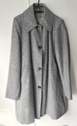 Siwy lekki płaszczyk damski 42