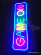 Neon GAME ON.              .