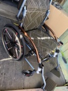 WÓZEK INWALIDZKI ALUMINIOWY NAVIGATOR RĘCZNY