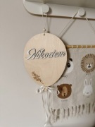 Proporczyk z imieniem dziecka balon