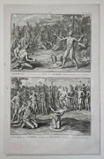 Floryda zwyczaje Indian miedzioryt Picard ca. 1721