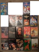 Kolekcja 16 kaset VHS [Ace Ventura, Gwiezdne Wojny, Titanic, Król Lew]