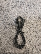 Kabel AUX 1 metr czarny miniJack