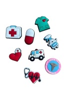 Przypinki do Crocs | Medyczne Lekarz Pielęgniarka Szpital ratownik