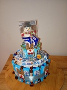 Tort ze słodyczy, prezent , urodziny , święta