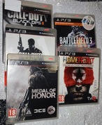 Dysków 5  USZKODZONYCH W CZĘŚCIACH z grą Sony Playstation 3 (original).