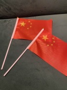 Nowe Flagi Chin Materiałowe Chorągiewka Zestaw 5 Szt.