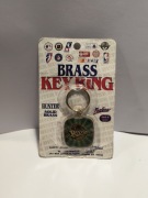 Vintage Mosiężny Breloczek Na Klucze NBA Detroit Pistons