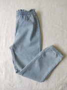 H&M spodnie jeansowe joggers r 122