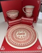 Coca-cola X Bolesławiec Limitowany zestaw (Talerz + miska + kubek)