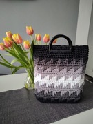 Torebka torba ombre na szydełku 