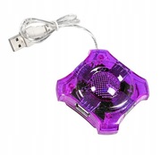 Hub USB 2.0 4-porty ESPERANZA STAR Fioletowy