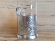 PODSTAKANNIK KOSZYCZEK UCHWYT SZKLANKA ROSJA 1968r