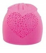 CZAPKA 44-46 bawełna KRASNAL beanie SMERFETKA