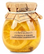 Cytryny plastry w syropie z kwiatem czarnego bzu
