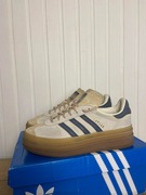 Używane tenisówki damskie adidas gazelle beżowe org 38 2/3