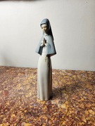 Duża Hiszpańska figurka zakonnicy porcelana 26 cm