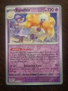 REVERSE HOLO Espathra 081/182 Karta POKEMON TCG S&V Paradox rift