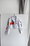 biała bluza Pepsi krótka bluza crop top hm S