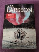 BURZA SŁONECZNA Asa Larsson BESTSELLER bardzo dobry stan ! W-wa 