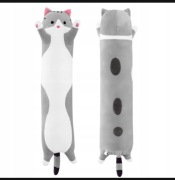 Długi kotek 70cm pluszak bawełna