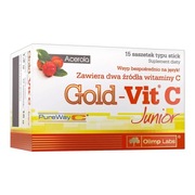 Olimp Gold-Vit C Junior, proszek w saszetkach, 15 szt.