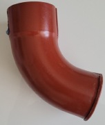 Wylewka do rynny lindab czerwony HBP 87 mm